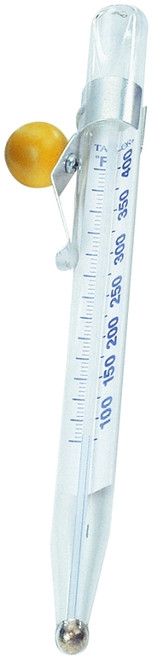 Taylor 5978 Candy/Deep Fry Thermometer, 100 to 400 deg F, Analog Display, White [SKU: ORG6224968]