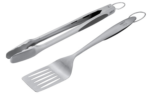 Weber 6707 Deluxe Tool Set, Stainless Steel, Ergonomic Handle [SKU: ORG9508805]