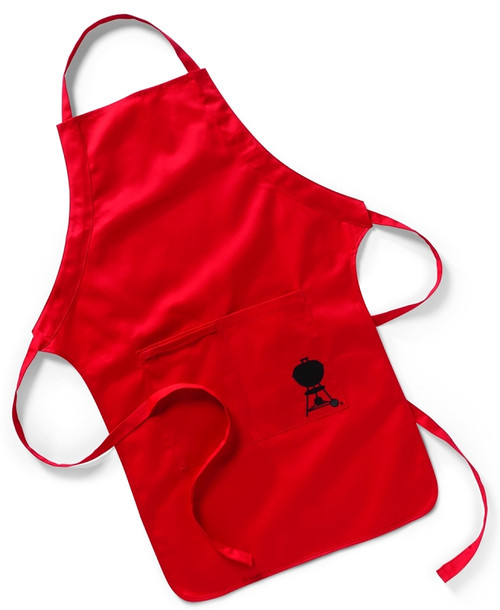 Weber 6534 Apron, One-Size, Cotton, Red [SKU: ORG7932692]