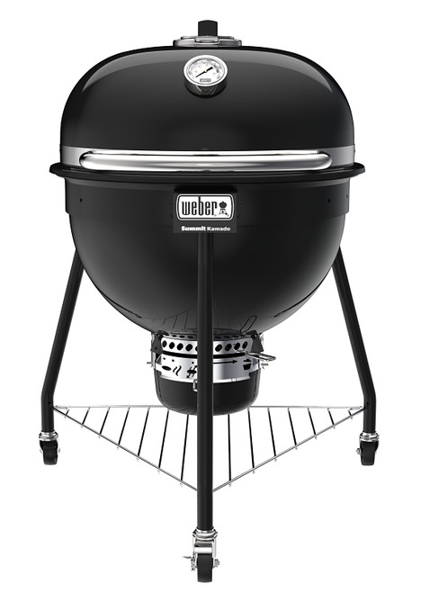 Weber Summit Kamado E6 18201001 Charcoal Grill, 2-Grate, 452 sq-in Primary Cooking Surface, Black [SKU: ORG3340197]