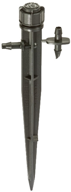Rain Bird MUF-SPK4S Micro Umbrella Bubbler, Staked, Barb, Full-Circle, 0 to 35 gph, Black [SKU: ORG7412927]