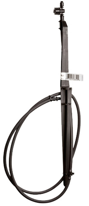 Rain Bird MSSTKTQ1SX Fan Micro Spray with Tall Staked Riser, 1/4 in Connection, 0 to 31 gph, Black, Part-Circle [SKU: ORG7413131]