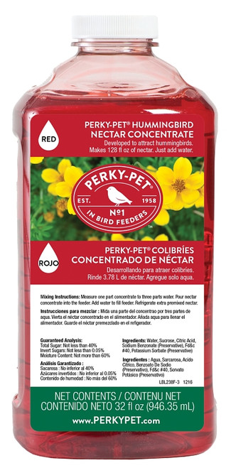Perky-Pet 238 Nectar, Concentrated, Liquid, 32 oz Bottle [SKU: ORG0054056]