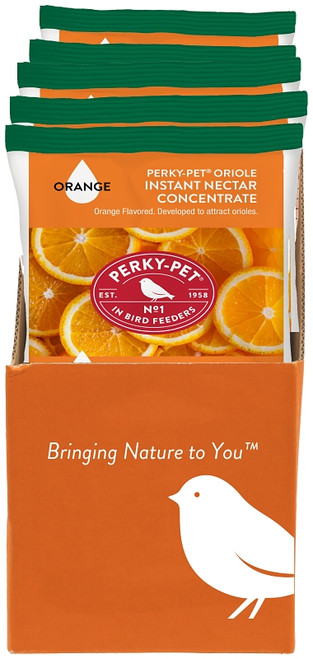 Perky-Pet 293SF Instant Nectar, Concentrated, Powder, Natural Orange Flavor, 8 oz Bag [SKU: ORG6047880]