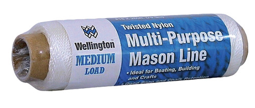 Wellington Puritan Series 10482 Seine Twine, #18 Dia, 260 ft L, 10 lb Working Load, Nylon, White [SKU: ORG9318684]