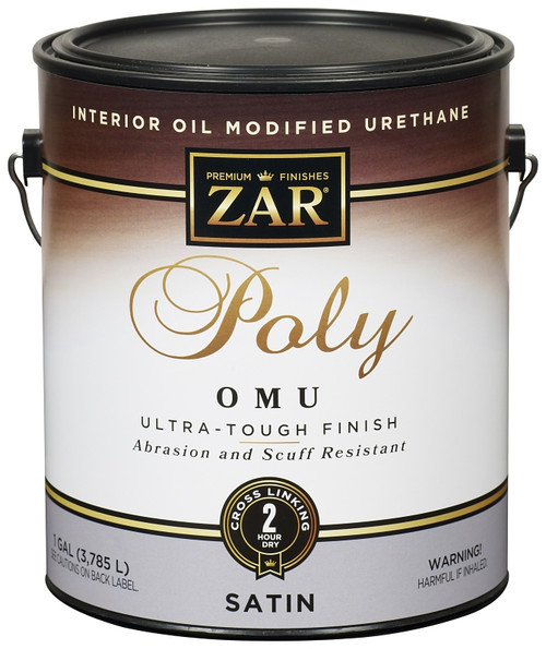ZAR 36213 Polyurethane, Liquid, Milky Clear, 1 gal, Can [SKU: ORG3383809]
