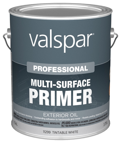 Valspar Professional 11299 Series 045.0011299.007 Multi-Surface Primer, Tintable White, 1 gal [SKU: ORG9361098]