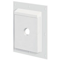 BUILDERS EDGE SMS68TW Mounting Block, 11-1/2 in L, 9-1/16 in W, Fiber Cement, White [SKU: ORG7938004]