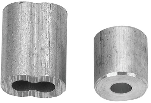 Campbell B7675444 Cable Ferrule and Stop Set, 3/16 in Dia Cable, Aluminum [SKU: ORG6032650]