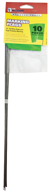 CH Hanson 15067 Stake Flag, 15 in L, Lime, PVC [SKU: ORG2912111]