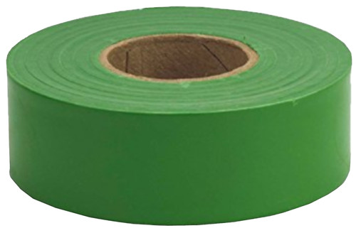 CH Hanson 17026 Flagging Tape, 300 ft L, 1-3/16 in W, Green, Polyethylene [SKU: ORG5499546]