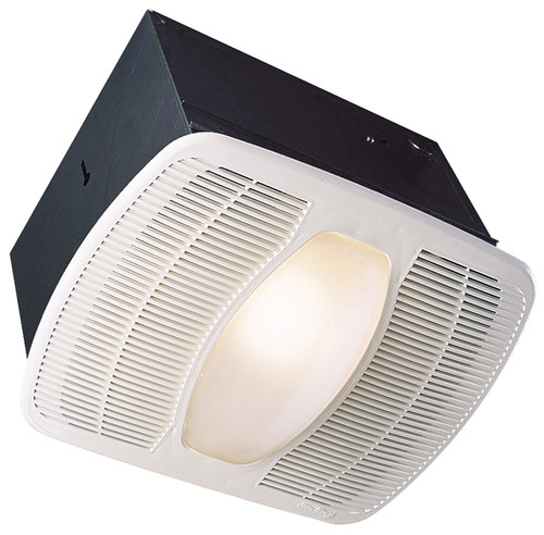 Air King LEDAK100 Exhaust Fan with Light, 0.6 A, 115/120 V, 100 cfm Air, 2 sones, LED Lamp, 4 in Duct, White [SKU: ORG0042143]
