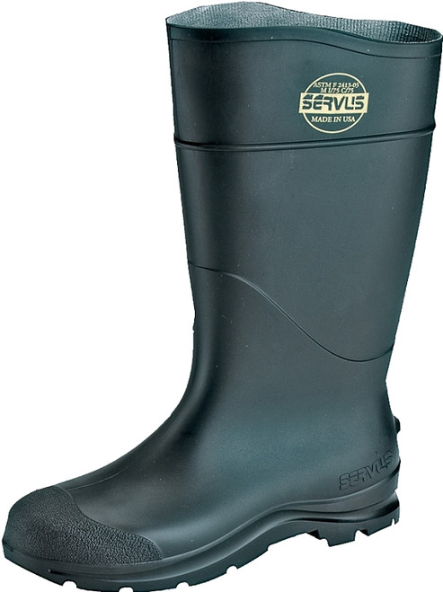 Servus 18821-13 Knee Boots, 13, Black, PVC Upper, Insulated: No [SKU: ORG5077169]