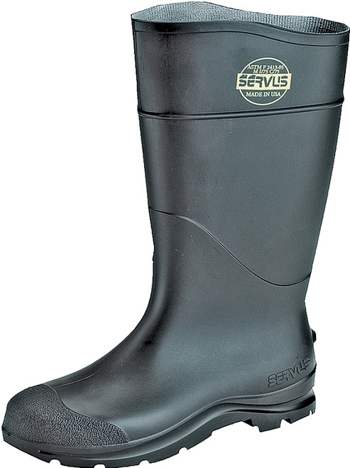 Servus 18822-13 Non-Insulated Knee Boots, 13, Black, PVC Upper, Insulated: No [SKU: ORG9044231]