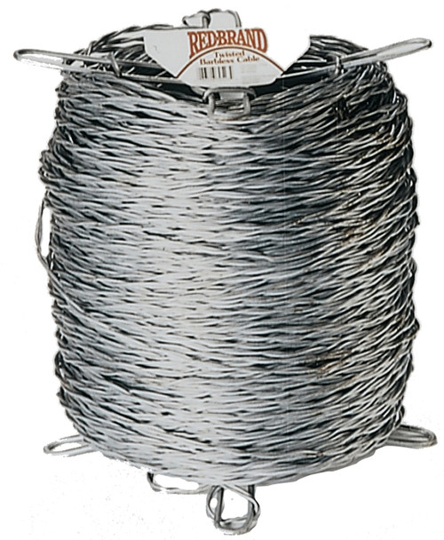 Red Brand 70523 Barbless Cable, 1320 ft L, 12.5 ga Gauge, Galvanized Steel [SKU: ORG8138091]