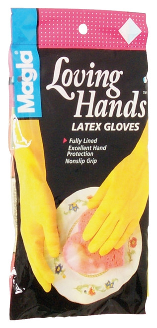SPONTEX 69981 Extra-Flexible Protector Gloves, S, Latex, Yellow [SKU: ORG8460230]