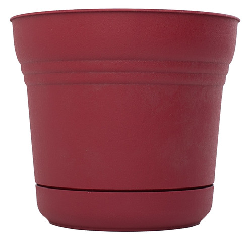 Bloem SP0713 Saturn Planter, Plastic, Burnt Red, Matte [SKU: ORG4691457]