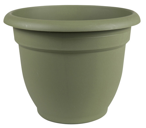 Bloem 20-56408 Self-Watering Planter, 8 in Dia, 8-3/4 in W, Round, Plastic, Living Green [SKU: ORG4692885]