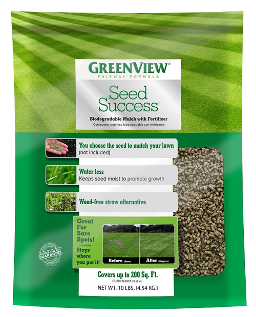 GreenView 23-29824 Biodegradable Mulch with Fertilizer, Granular, Slight, 10 lb Bag [SKU: ORG5678057]