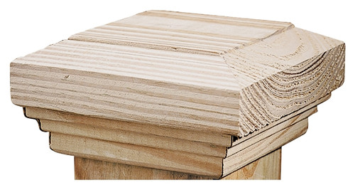 UFP 105701 Post Cap, 6 in L, 6 in W, Wood [SKU: ORG6099030]