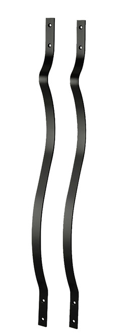 Maine Ornamental 74737 Baroque Baluster, 32-1/4 in L, Aluminum, Black, Powder-Coated [SKU: ORG7071376]