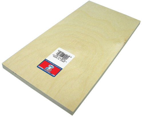MIDWEST PRODUCTS 5334 Craft Plywood, 12 in L, 6 in W [SKU: ORG8277477]