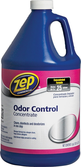 Zep ZUOCC128 Odor Control Concentrate, 1 gal, Liquid, Fresh, Light Yellow [SKU: ORG9975459]