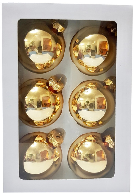 Hometown Holidays 99509 Christmas Ornament, Glass, Gold [SKU: ORG4622098]