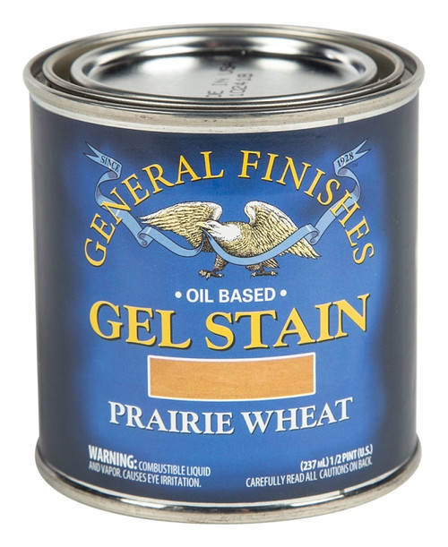 GENERAL FINISHES PH Gel Stain, Prairie Wheat, Liquid, 1/2 pt, Can [SKU: ORG5335872]