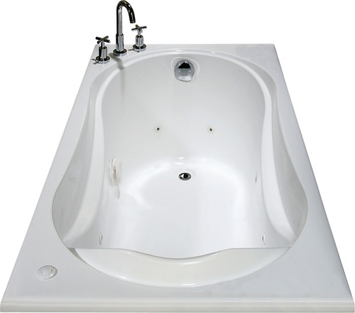 MAAX Cocoon 6032 Series 102722-091-001 Bathtub, 40 to 52 gal Capacity, 59-7/8 in L, 31-7/8 in W, 20-1/2 in H, Acrylic [SKU: ORG2834018]