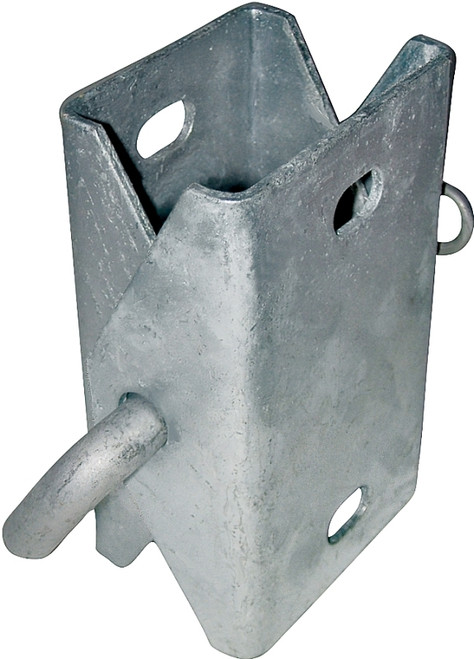 Multinautic 10004 Connector Hinge, Galvanized Steel, For: Stationary Dock with 10 000 Series Back Plates or Corners [SKU: ORG9883802]