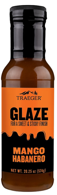 Traeger GLZ002 Barbeque Glaze, Mango Habanero Flavor, 12 oz Bottle [SKU: ORG1547462]