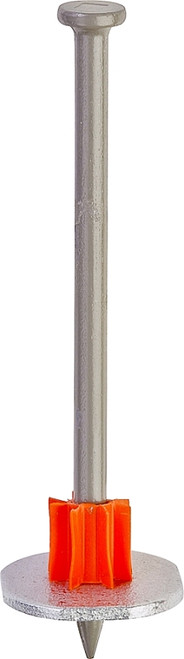 Ramset 1512SD Washered Pin, 0.145 in Dia Shank, Metal, Zinc [SKU: ORG1601574]