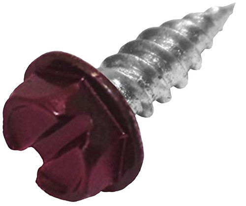 Malco HW7X1/2ZRBG Screw, 1/2-7 Thread, Single Thread, Hex, Slotted Drive, Sheet Metal [SKU: ORG7230675]