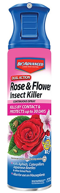 BioAdvanced 701330A Rose and Flower Insect Killer, Liquid, Spray Application, 15.7 oz Can [SKU: ORG2860039]