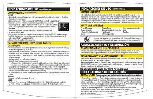 BioAdvanced 704100B Bermuda Grass Control, Liquid, Off-White, 32 oz Bottle [SKU: ORG2860336]