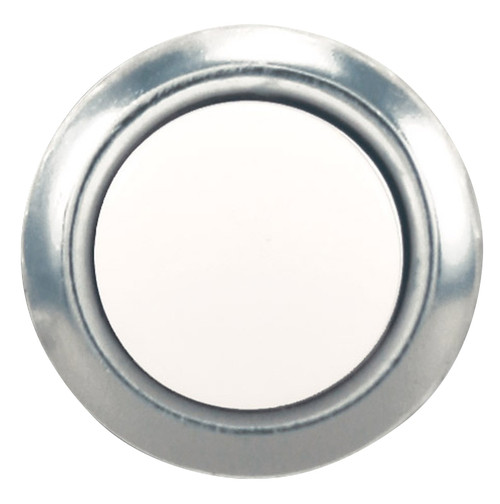 Heath Zenith SL-704-00 Pushbutton, Wired, Metal, Silver, Lighted [SKU: ORG7193097]