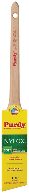Purdy Nylox Dale 080215 Trim Brush, Nylon Bristle, Rat Tail Handle [SKU: ORG6988711]