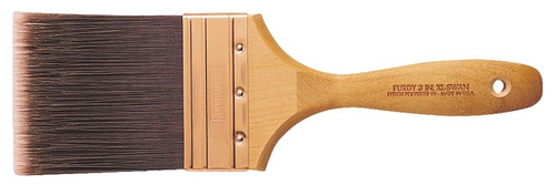 Purdy XL Swan 400340 Wall Brush, Nylon/Polyester Bristle, Beaver Tail Handle [SKU: ORG6990147]