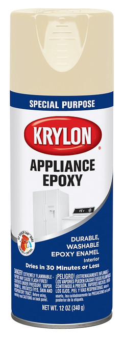 Krylon 3202 Appliance Epoxy, Almond, 12 oz [SKU: ORG9676362]