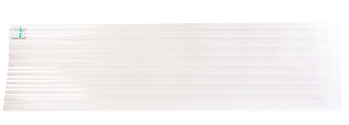 TUFTEX 141837 Roof Panel, 12 ft L, 26 in W, Octagonal Wave Profile, Polycarbonate Thermoplastic Polymer, Clear [SKU: ORG7425804]