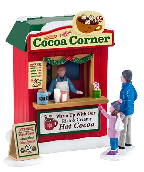 Lemax 1371 Christmas Cocoa Corner, Set of 3 [SKU: ORG5382528]