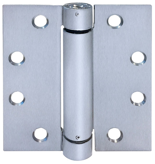 Tell Manufacturing HG100318 Spring Hinge, Stainless Steel, Satin, Fixed Pin, Wall Mounting [SKU: ORG4791430]