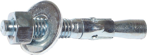 MIDWEST FASTENER 04124 Concrete Wedge Anchor, 3/8 in Dia, 2-3/4 in L, Zinc [SKU: ORG4558698]