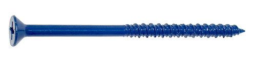 MIDWEST FASTENER 09284 Screw, 1/4 in Thread, 4 in L, High-Low Thread, Flat Head, Phillips Drive, Sharp Point, Steel [SKU: ORG4533907]