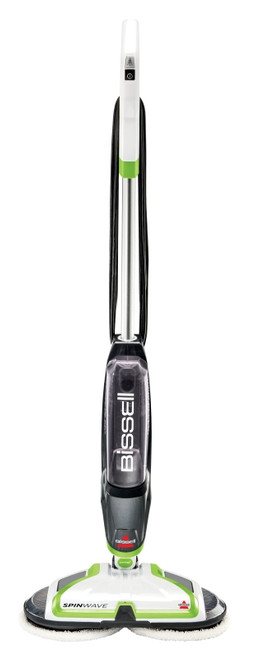 BISSELL 2039A Hard Floor Spin Mop, 28 oz Solution Tank, 14 in W Cleaning Path, ChaCha Lime Accents/White [SKU: ORG0937284]