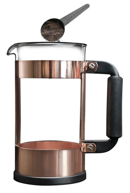 Primula PCCP-6508S-2 Coffee Press, 32 oz Capacity, 8-Pan, Copper/Glass [SKU: ORG1924323]