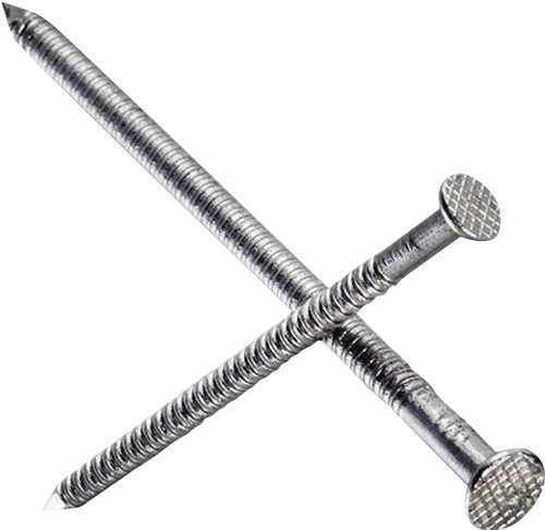 Simpson Strong-Tie S16PTDB Deck Nail, 16D, 3-1/2 in L, 304 Stainless Steel, Bright, Full Round Head, Annular Ring Shank [SKU: ORG6632103]