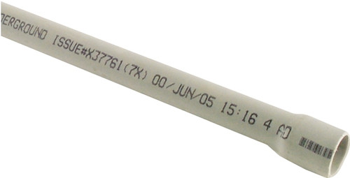 JM Eagle 67454 Electrical Conduit, 3/4 in, 10 ft L, PVC, Gray [SKU: ORG8549941]
