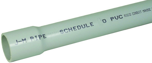 JM Eagle 67462 Rigid Conduit, 1 in, 10 ft L, PVC [SKU: ORG8550774]